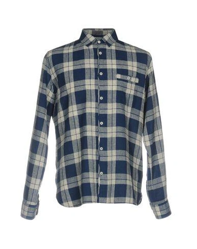 Whistles Checked Shirt In Blue