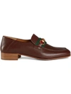 Gucci Leather Horsebit Loafer In Brown