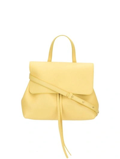 Mansur Gavriel Mini Soft Lady Leather Bag In Yellow