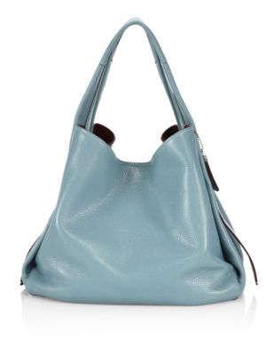 pebbled leather hobo bag