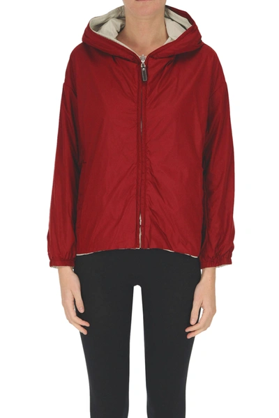 Max Mara Esporty Reversible Jacket In Fire Red