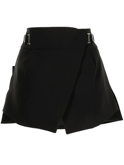 Dion Lee Interlock Tailored Mini Skirt In Black