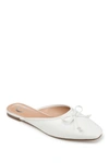 Journee Collection Journee Tammala Bow Detail Flat In White