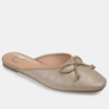 Journee Collection Journee Tammala Bow Detail Flat In Brown