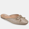 Journee Collection Journee Tammala Bow Detail Flat In Beige