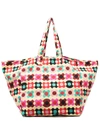 La Doublej La Double J Reversible Tote Bag In Groovy Dot Giallo