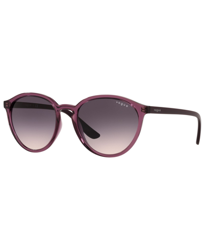 Vogue Eyewear Woman Sunglasses Vo5374s In Pink Gradient Dark Grey