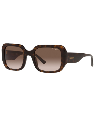 Vogue Eyewear Woman Sunglasses Vo5369s In Brown Gradient