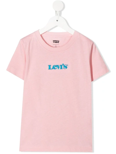 Levi's Kids T-shirt Ss Graphic For Boys In Pink