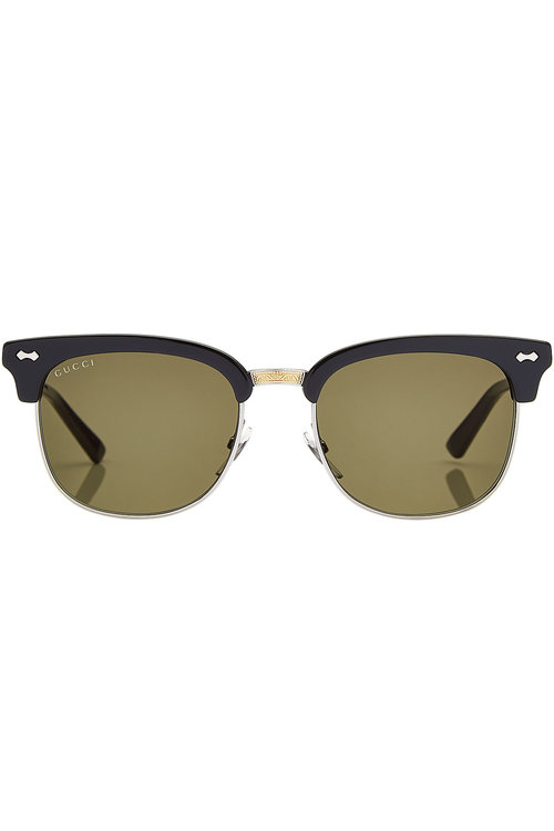 gucci 58mm clubmaster sunglasses