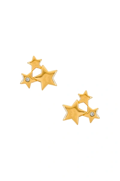 Luv Aj Stardust Stud Earrings In Gold