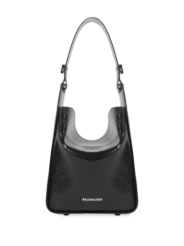 Balenciaga Tool 2.0 Small North-south Snake Embossed Leather Tote 