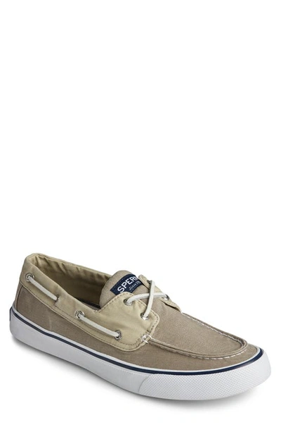 Sperry Men's Bahama Ii Nautical White Boat Shoes Men's Shoes In Multi