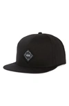 Vans Pelzer Snapback Baseball Cap In Black