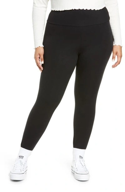 Afrm Alessi High Waist Leggings In Noir