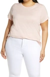 Eileen Fisher Organic Cotton Crewneck T-shirt, Regular & Plus Sizes In Light Plum