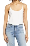Nordstrom Everyday Satin Camisole In Ivory Cloud