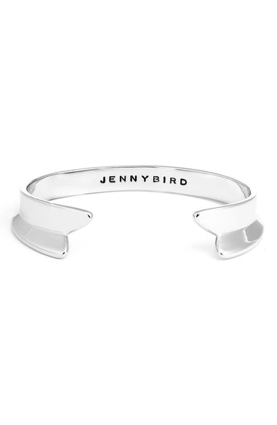 Jenny Bird Vantage Cuff In High Polish Silver