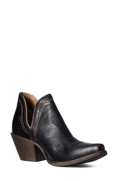 Ariat Encore Western Boot In Brooklyn Black Leather