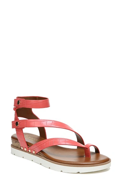 Franco Sarto Daven Sandals Women's Shoes In Coral Croc