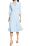 Black Halo Kensington Fit & Flare Midi Dress In Maliblue