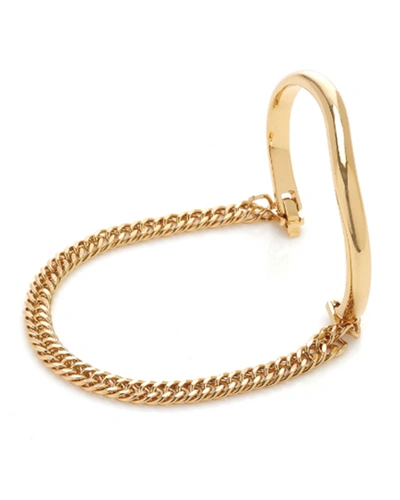 Demarson Venus Layered Chain Cuff Bracelet In Gold