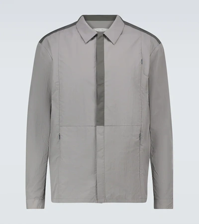 A-cold-wall* Arcane Technical Paneled Shirt In Grey