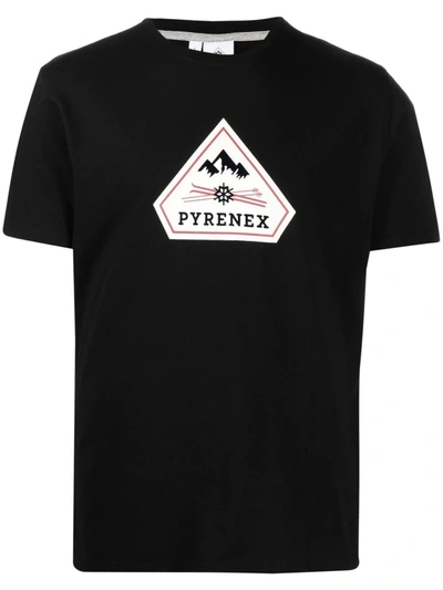 Pyrenex Karel Logo-print T-shirt In Black