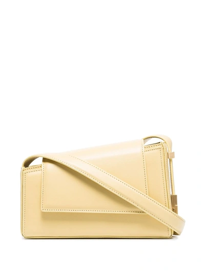 Osoi 'mini Mag' Asymmetric Baguette Shoulder Bag In Yellow