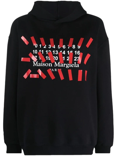 Maison Margiela Black Tape Logo Hoodie