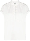 Woolrich Rolled-sleeve Cotton Shirt In White