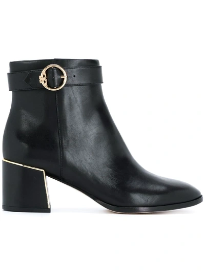 Tory Burch Sofia Leather 60mm Dress Bootie In Black