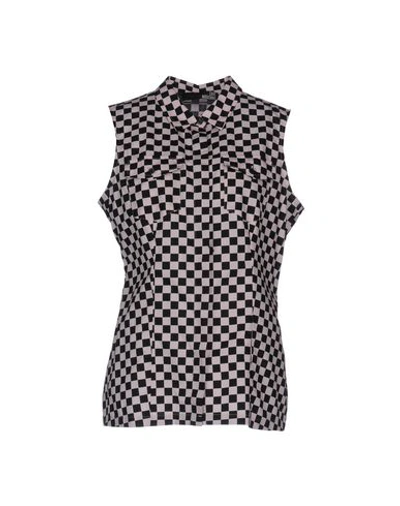 Love Moschino Checked Shirt In Pink