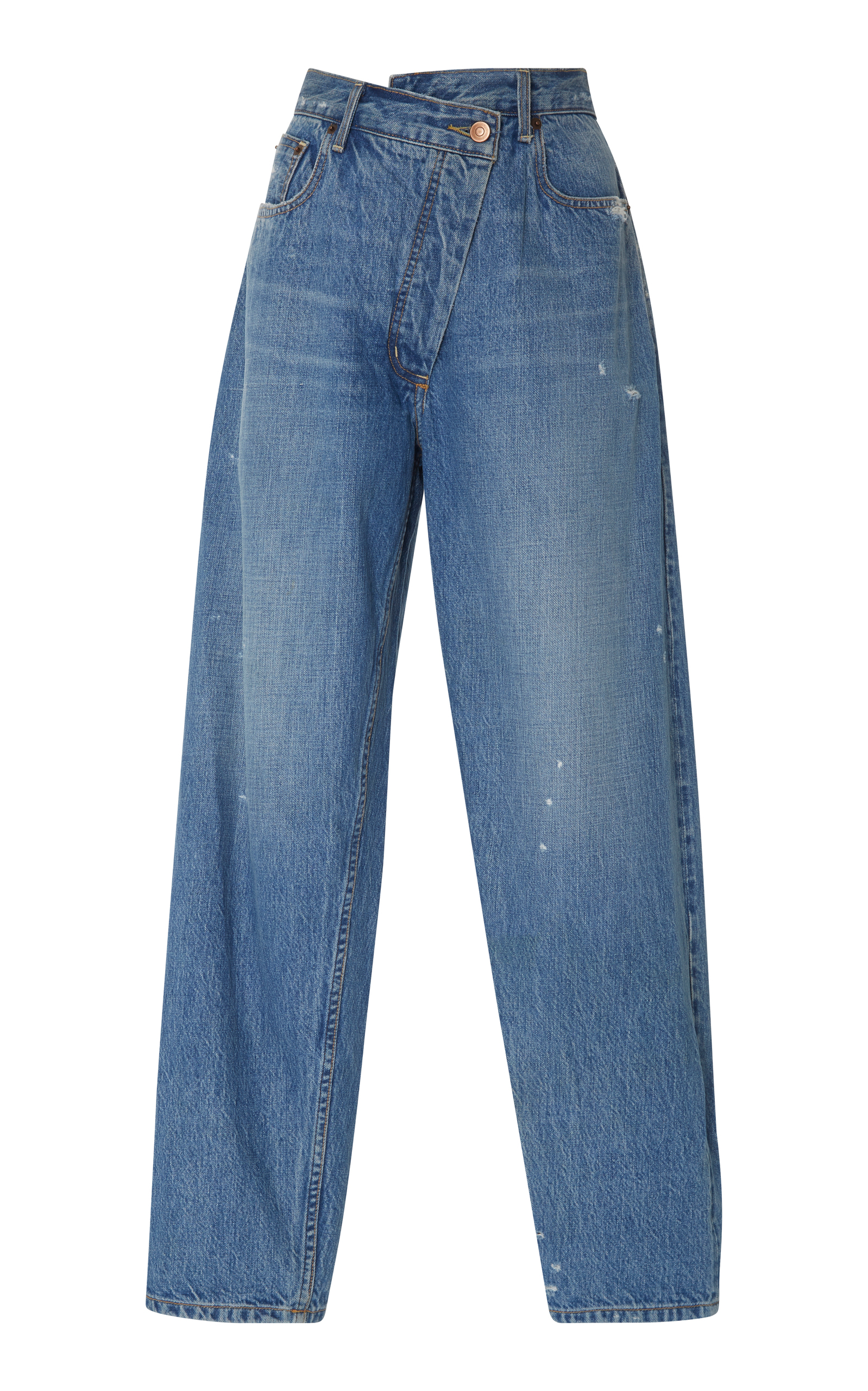 Monse Deconstructed High-rise Jeans | ModeSens