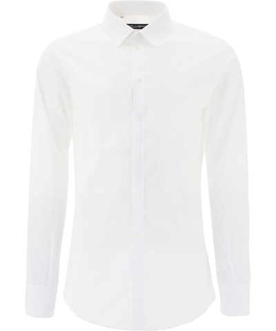 Dolce & Gabbana Martini Formal Shirt In Optical_white