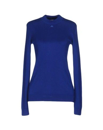 Courrèges Sweater In Bright Blue