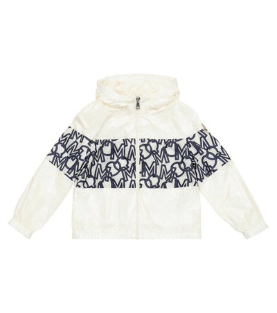 Moncler Kids' Vilna - Lightweight Hooded Jacket In White