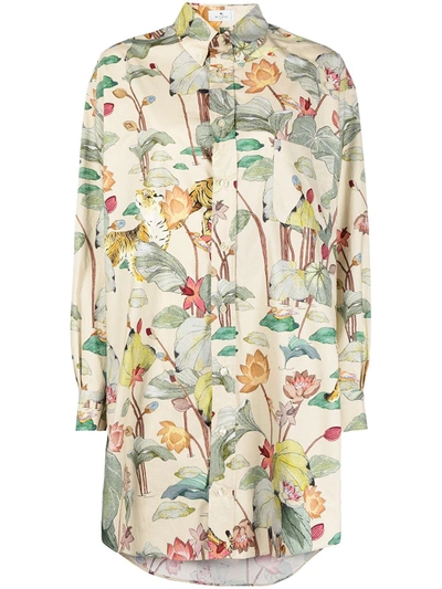 Etro Ge01 Shirt In Beige