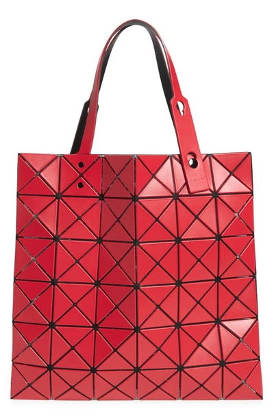 Bao Bao Issey Miyake Bao Bao Issey Issey Miyake Lucent Matte Tote In Red