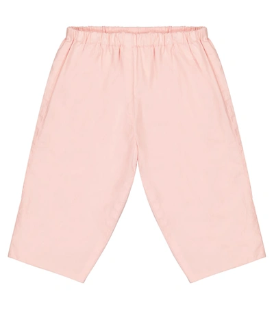 Bonpoint Baby Cotton Pants In Pink