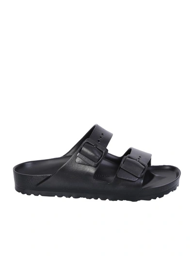 Birkenstock Black Rubber Sole Sandals