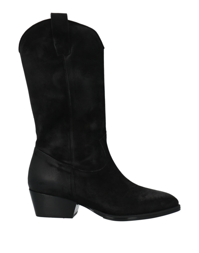 Lorenzo Mari Knee Boots In Black