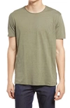 Allsaints Slim Fit Crewneck T-shirt In Mangrove Brown