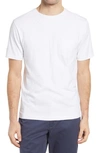 Vintage Negative Slub Pocket T-shirt In Bright White