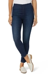 Nydj Petite Skinny Ankle Pull On Jeans With Side Slits In Wellspring