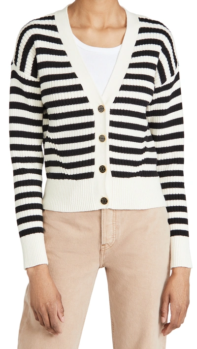 Scotch & Soda Chunky Cotton Blend Cardigan In Combo S