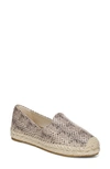 Sam Edelman Women's Karlita Espadrille Flats Women's Shoes In Sesame Embossed Leather