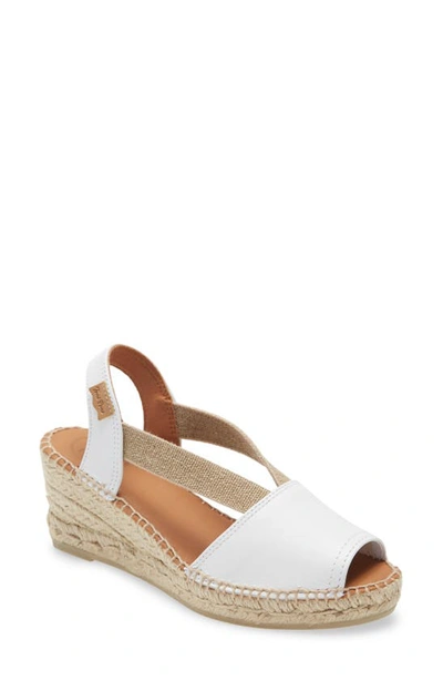 Toni Pons Teide Espadrille Sandal In White Leather