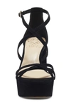Vince Camuto Women's Garnitta Strappy Platform Sandals Women's Shoes In Black