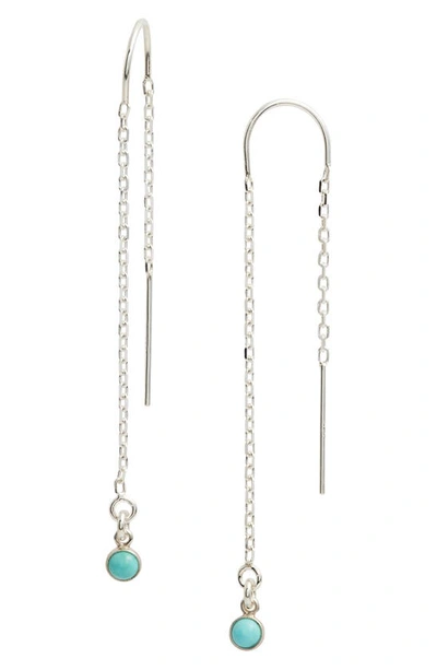 Set & Stones River Threader Earrings In Silver
